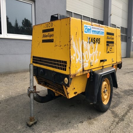 Used Air Compressor ATLAS COPCO XAS65 for Sale