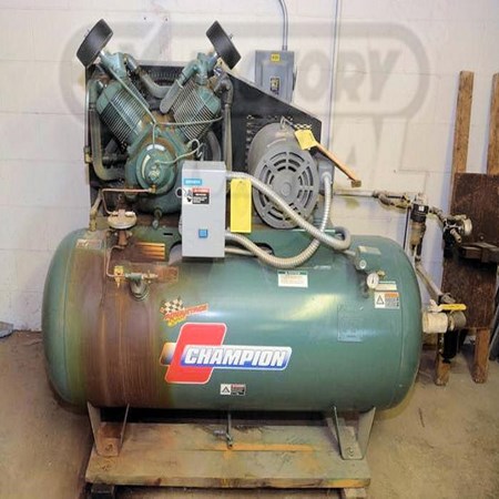 Used CHAMPION HR10-12 AIR COMPRESSOR (PISTON) for sale