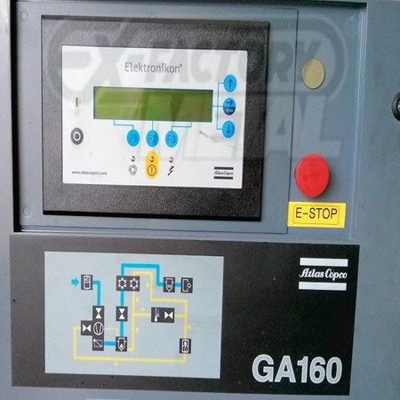 Used ATLAS COPCO GA-160 Air Compressor for sale 