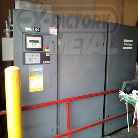Used ATLAS COPCO GA-160 Air Compressor for sale 