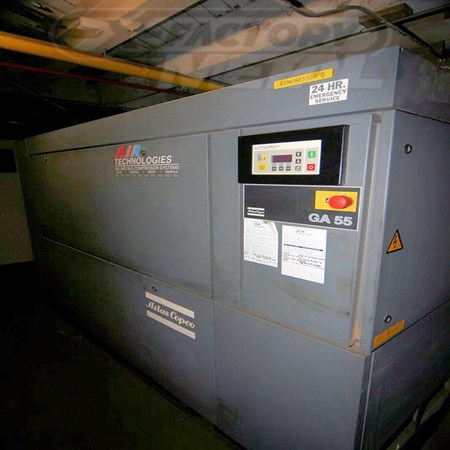 Used ATLAS COPCO GA-55 Air Compressor (ROTARY SCREW) for Sale at Reasonable Price