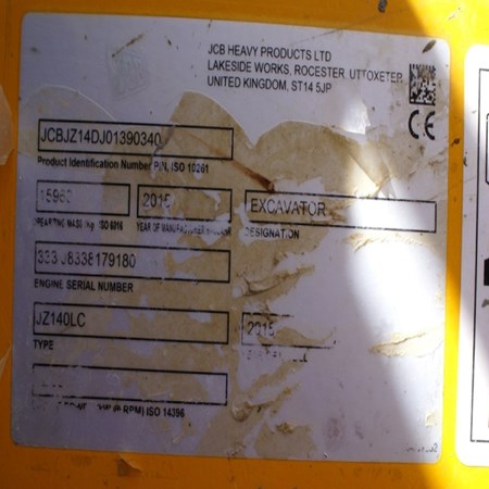 Used JCB JZ140 Track Excavator for Sale