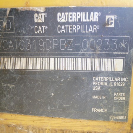 Caterpillar 319D Used Excavator for Sale