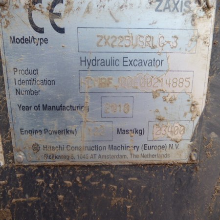 Used Excavator ZX225 – Hitachi for Sale