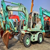 Used KOBELCO SK100W Wheel Excavator for Sale
