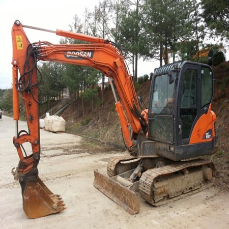 Used Doosan DX55 Mini Excavator For Sale