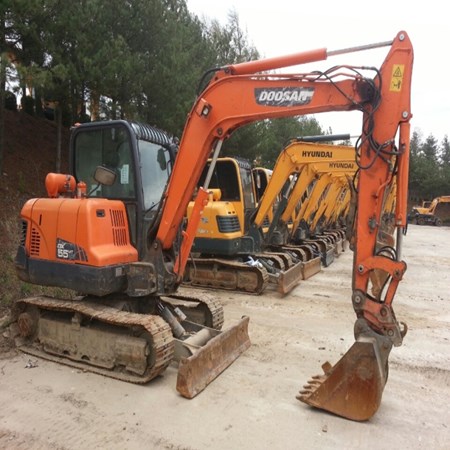 Used Doosan DX55 Mini Excavator For Sale