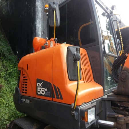 Used Doosan DX55MT-5 Mini Excavator For Sale
