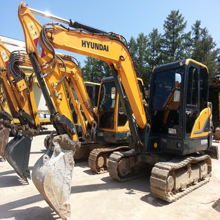 Used HYUNDAI HX60 Crawler Excavator for sale