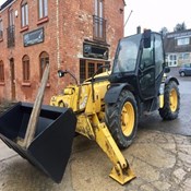 Used Telehandler - Komatsu WH613 with Forks and New Bucket for Sale