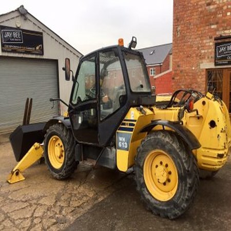 Used Telehandler - Komatsu WH613 with Forks and New Bucket for Sale
