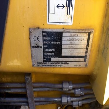 Used Telehandler - Komatsu WH613 with Forks and New Bucket for Sale