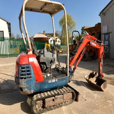 Used Excavator - Kubota KX36-2 with 3 Buckets for Sale