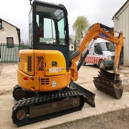 Used Excavator - 2009 Hanix H36CR with Quick Hitch & 4 Buckets for Sale