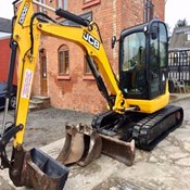 Used Excavator JCB 8050ZTS with hydraulic hitch & 3 buckets for Sale