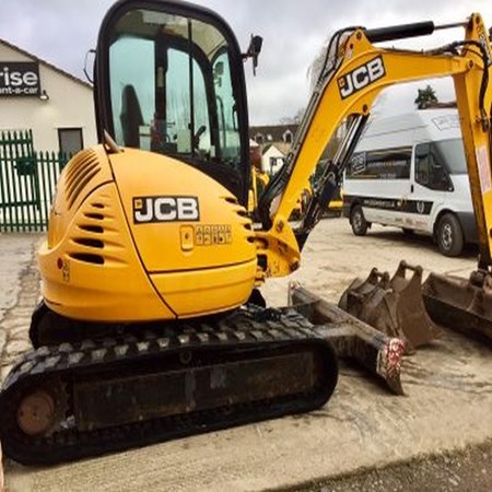 Used Excavator JCB 8050ZTS with hydraulic hitch & 3 buckets for Sale