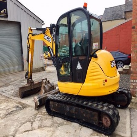 Used Excavator JCB 8050ZTS with hydraulic hitch & 3 buckets for Sale