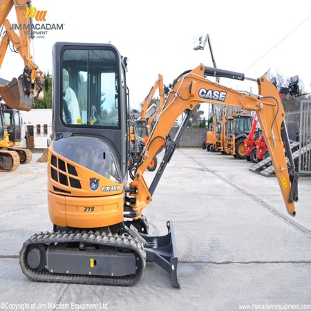 Used CASE CX35Bzts MINI Excavator 2016 for sale