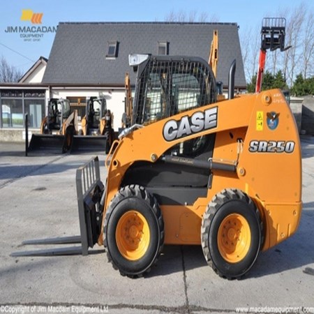 Used CASE SR250 Skid Steer Loader in good condition for sale