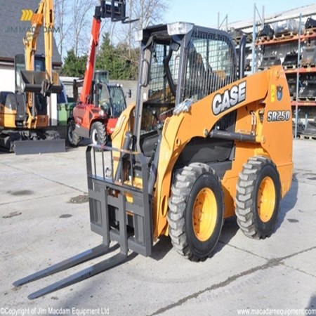 Used CASE SR250 Skid Steer Loader in good condition for sale