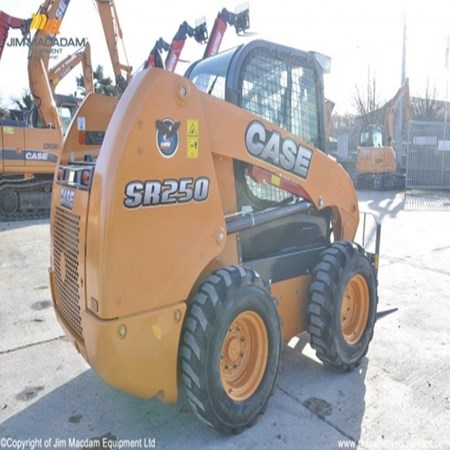 Used CASE SR250 Skid Steer Loader in good condition for sale