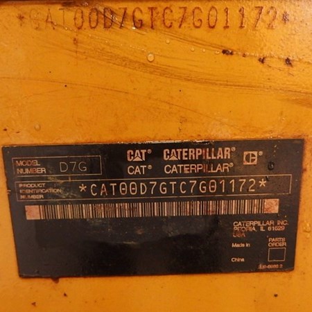Used Caterpillar D7G Bulldozer for Sale