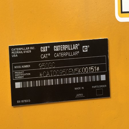 Used CAT 950G wheel loader – Year 1995 for Sale
