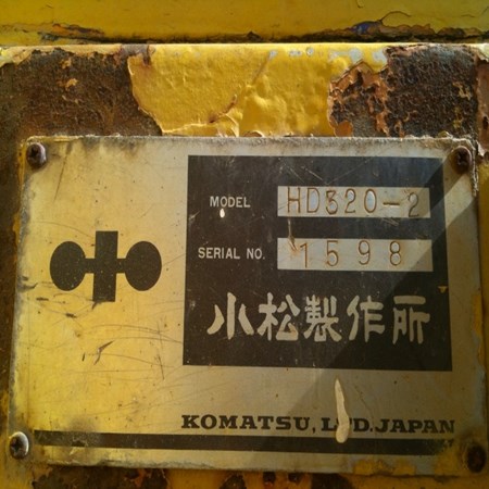 KOMATSU 1978 – HD320-2 Used Dumper for Sale