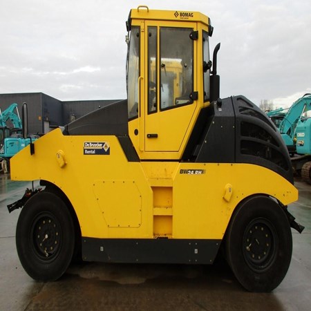 Used Bomag  BW 24 RH Rubber Wheeled Roller for Sale
