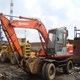 USED HITACHI EX100WD-1 WHEEL EXCAVATOR