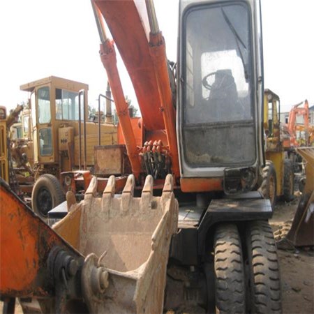 USED HITACHI EX160WD WHEEL EXCAVATOR