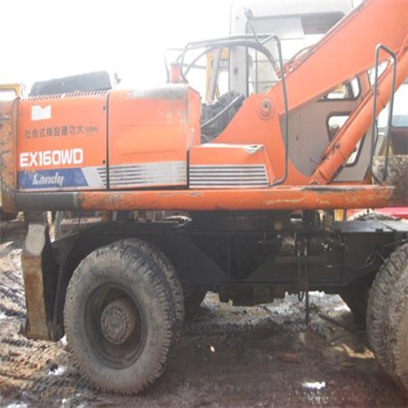 USED HITACHI EX160WD WHEEL EXCAVATOR