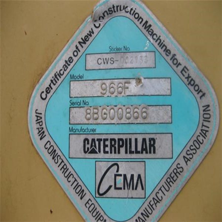 USED CAT 966F WHEEL LOADER