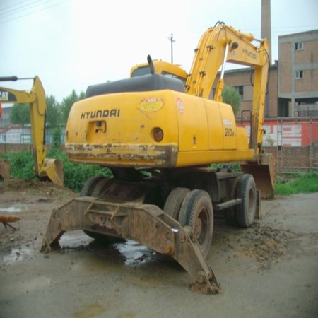 USED HYUNDAI R210W-5 WHEEL EXCAVATOR