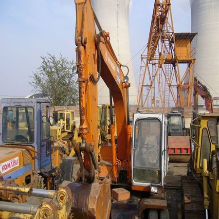USED HITACHI EX100WD-1 WHEEL EXCAVATOR