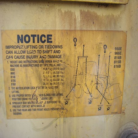 Used Caterpillar 950E wheel loader 