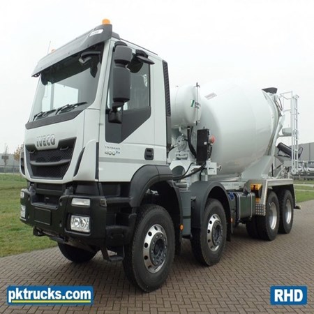  2 Units Iveco Trakker AD340T40B 8x4 Stetter New  Concrete mixer RHD for sale