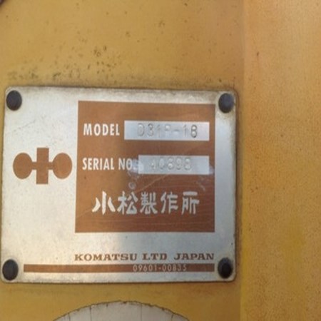 Used KOMATSU D31P-18 – Crawler Dozer for Sale