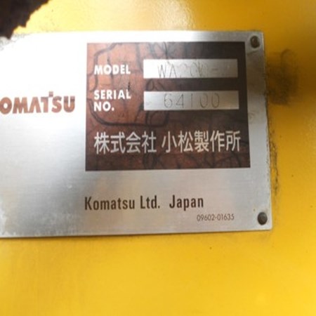 KOMATSU – WA200-3E Used Wheel Loader for Sale