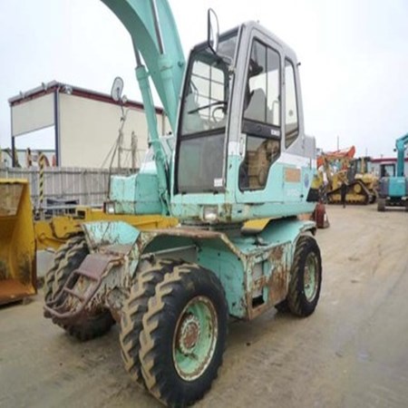 Used KOBELCO SK100W Loader Backhoe for Sale