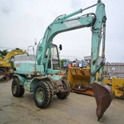 Used SK100W Loader Backhoe – KOBELCO for Sale