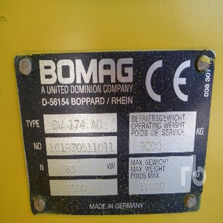 Used BW174AD Roller – BOMAG for Sale