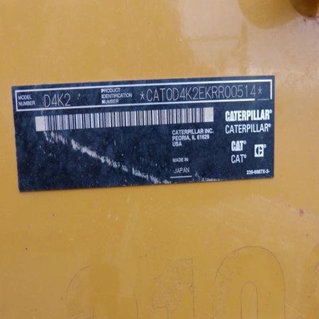 Used CATERPILLAR Dozer - D4K2-LGP Year 2014 for Sale