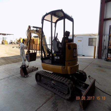 2012 Caterpillar 302.7D CR Used Mini Crawler Excavator for Sale