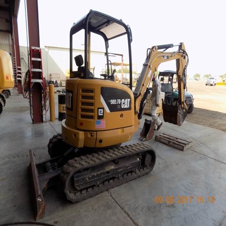2012 Caterpillar 302.7D CR Used Mini Crawler Excavator for Sale