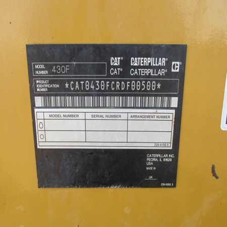 2014 Caterpillar 430F Used Loader Backhoe for Sale