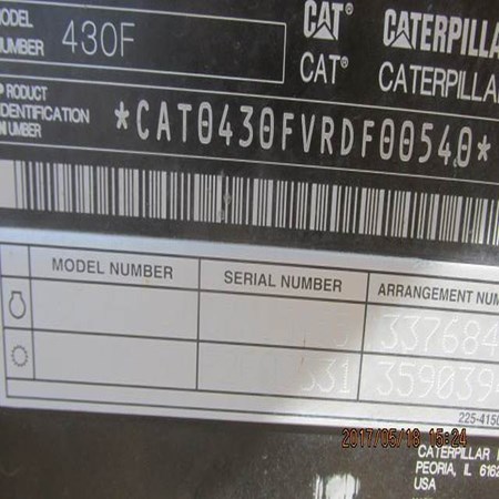 Used Loader Backhoe Caterpillar 430F – 2014 for Sale