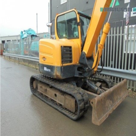 Used Hyundai R80CR-9 Midi Excavator <12t for Sale