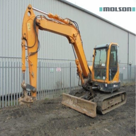 Good Working Condition Used Hyundai Midi Excavator <12t R80CR-9 for Sale