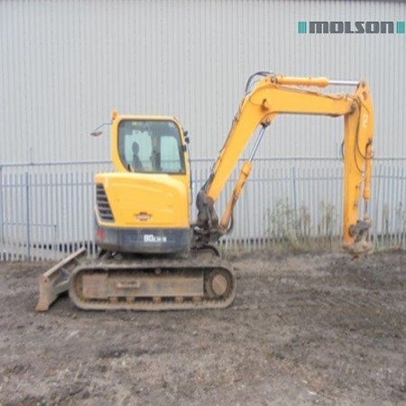 Good Working Condition Used Hyundai Midi Excavator <12t R80CR-9 for Sale
